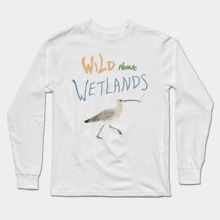 Wild About Wetlands Curlew Long Sleeve T-Shirt